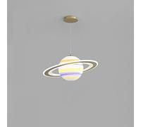 Lámpara Colgante Creative Planet para habitación Infantil, Dormitorio de bebé, guardería Infantil, Redonda, Interesante, lámpara de araña LED Colgante, luminaria Decorativa para Interior, is