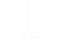 Globen Lighting Lámpara colgante Curve 3 Blanco