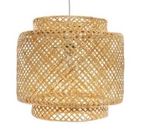 Lámpara Colgante de Bambú con Temática Natural - Atmosphera d. 40 x h. 38 cm