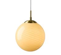 Lámpara Colgante de Bola de Caramelo Ø30 Crema Crema