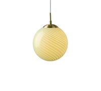 Lámpara Colgante de Bola de Caramelo con Diseño de Halo, Ø20, Color Oliva Oliva