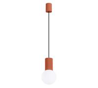 Sollux Lighting Halo lámpara colgante 1x8 W blanco-rojo SL.1729