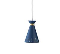 Lámpara Colgante de Cono Nórdico Cálido Azul