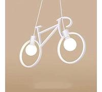 Lámpara Colgante de Metal Retro Vintage Duradera Personalidad Creativa nórdica Lámpara de Bicicleta Características Lámparas Habitación para niños Restaurante Dormitorio Pasillo Pasillo Luz Colgante