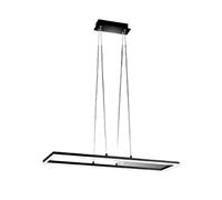 Lámpara Colgante De Techo Led Bard 52w Negro 3394-45-101 Fabas Luce