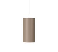 Lámpara Colgante de Tubo Grande Gris Cálido