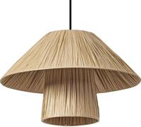 Lámpara colgante decorativa OSRAM Decor, con pantalla de bambú, 400 mm, casquillo E27, IP20, color marrón