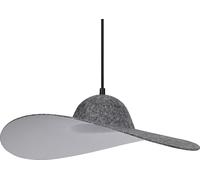 Lámpara colgante decorativa OSRAM Decor con pantalla de fieltro, 500 mm, casquillo E27, fieltro/metal, IP20, gris oscuro