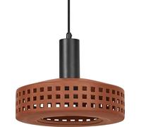 Lámpara colgante decorativa OSRAM Decor de arcilla con patrón perforado, 260 mm, con casquillo E27, IP20, marrón