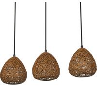 Lámpara colgante decorativa OSRAM Decor Paper Drop, de diseño lineal, con pantalla de papel, de 3 luces, con casquillo E27, fabricada en papel/metal, con grado de protección IP20, color beige