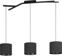 Lámpara colgante EGLO Balnario, lámpara colgante vintage de 3 luces, estilo industrial y moderno, ideal para el comedor o el salón, con casquillo E27