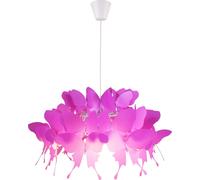 Lámpara colgante Farfalla, 1xE27, rosa oscuro, modelo LP-3439/1P, color rosa oscuro, marca Light Prestige