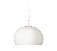 Lámpara colgante FL/Y mediana , Blanco Mate/pantalla interior Negro Blanco / Negro