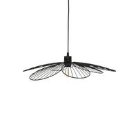 Lámpara colgante flor diám. 57 cm metal negro