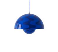 &Tradition Lámpara colgante FlowerPot VP2 grande Cobalt blue-Twilight blue