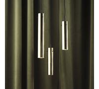 Lámpara colgante FRANDSEN FM2014, latón brillante, altura 24 cm