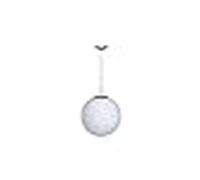Lampara colgante global 1xe27 blanco/oro 25d de fabrilamp.