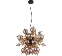 Globo Lighting Udo lámpara colgante 6x25 W negro-humado 15633HS