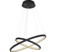 Globo Lámpara colgante LED Ralph, 2 luces, negro EC:EPREL:1066183