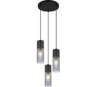 Globo Lighting Annika lámpara colgante 3x25 W negro-humado 21000-3HB