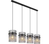 Globo Lighting Gorley lámpara colgante 4x60 W negro-humado 15698-4H