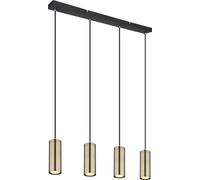 Lámpara colgante Globo Lighting, metal mate, 4 bombillas GU10