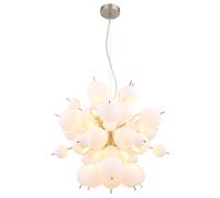 Globo Lighting Udo lámpara colgante 6x25 W blanco-negro-níquel 15633HO