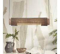 Lámpara colgante GOOD & MOJO Bhutan, 85 cm, natural/negro