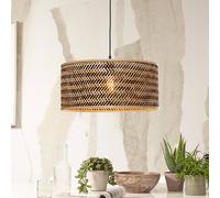 Lámpara colgante GOOD & MOJO Java, natural/negro, Ø 50 cm, E27