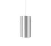 MOEBE Lámpara colgante Moebe Tube large Ø14 cm Aluminio cepillado