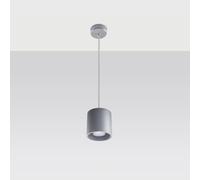 Lámpara colgante gris Orbis