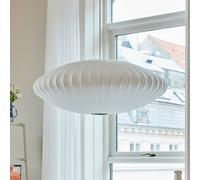 Lámpara colgante HAY Nelson Saucer Bubble L, Ø 89 cm, blanca