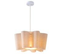 Lámpara Colgante Japonesa de bambú, lámpara de Techo Colgante Hecha a Mano con Pantalla Floral, lámpara de araña Oriental Tipo Farol para Comedor, Dormitorio, Isla de Cocina, salón de té.