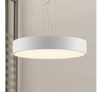 Lámpara colgante LED Arcchio Noabelle, Ø 60 cm, blanca, metal