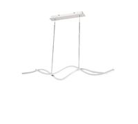 Lámpara Colgante Led Blanca Sinuo 36w 3666-45-102 Fabas Luce