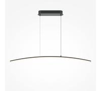 Lámpara colgante LED de arco CURVE, diseño bicolor ( y blanco), 15W, luz blanca ajustable, 1275 lúmenes, metal, dimensiones: 305,7 x 98 x 4 cm, IP20, marca Maytoni