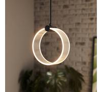 Lámpara colgante LED Decor Circle de OSRAM, 1 luz, CCT, negro