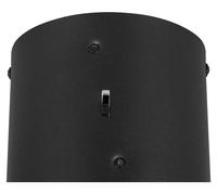 Lámpara colgante LED, dorada, negra, con regulador de intensidad y selector de temperatura de color (CCT), altura: 150 cm