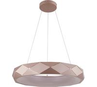 Lámpara colgante LED dorada Reus, modelo LP-8069/1P, línea Light Prestige