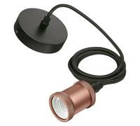 Philips Lámpara LED de cristal con casquillo E27, color oro rosa, 40 W