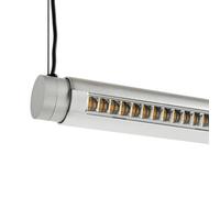 Lámpara colgante LED HAY Factor Linear direccional, aluminio, giratoria