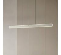 Lámpara colgante LED Lucande Arvon, color aluminio, 117 cm, atenuable, CCT