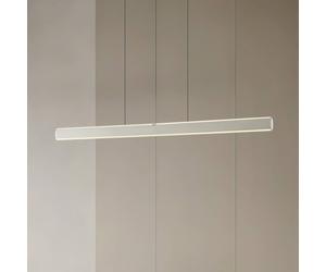 Lámpara colgante LED Lucande Arvon, color aluminio, 117 cm, atenuable, CCT