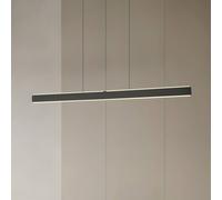 Lámpara colgante LED Lucande Arvon, negra, 117 cm, atenuable, CCT