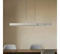 Lámpara colgante LED Lucande Torven, aluminio, CCT, extensible
