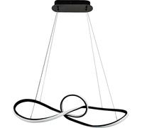 Lámpara colgante LED Marco, diseño moderno, color negro, 42W, marca Milagro