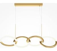 Lámpara colgante LED Maytoni Node, con 4 bombillas de 40W, color dorado, índice de reproducción cromática 90Ra, luz blanca cálida