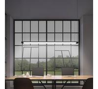 lámpara colgante LED OSRAM Office line Slab negro 4000 K atenuable