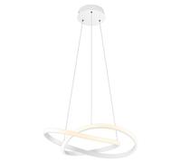 Lámpara colgante LED "Reality Course", 27W, diámetro 60 cm, regulable, color blanco mate, tono neutro