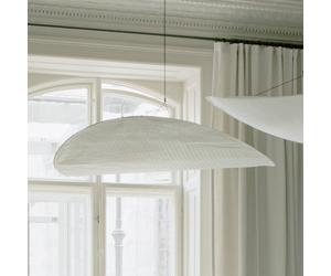 Lámpara colgante LED Tense de New Works, Ø 90 cm, blanca EC:EPREL:882923